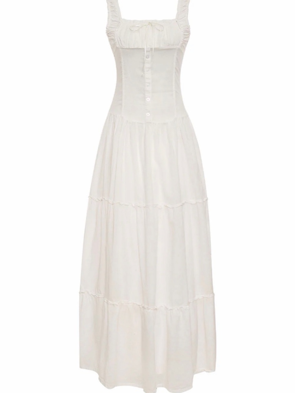 Frankie's Bikinis Christabelle Ruffle Maxi Dress - Picture 2 of 3